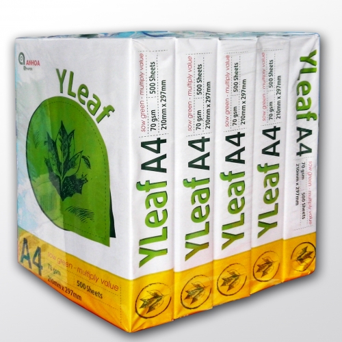 Giấy An Hòa - YLeaf A4 ĐL70 (màng co)