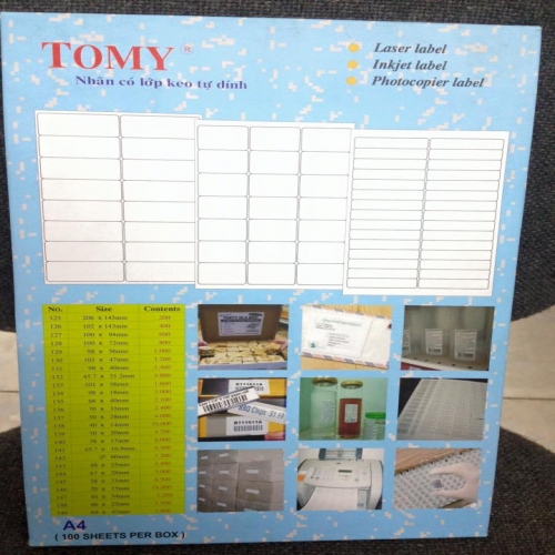 Giấy Tomy A4 các cỡ Giấy Tomy A4 các cỡ