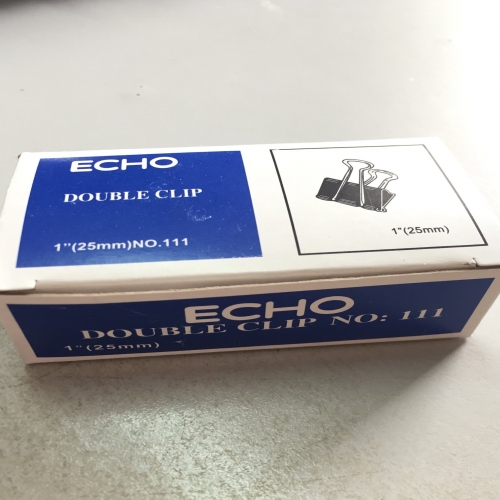 Kẹp bướm đen 25mm