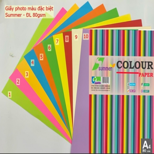 Giấy A4 DL80 Cam (màu đặc biệt) Giấy A4 DL80 Cam (màu đặc biệt)
