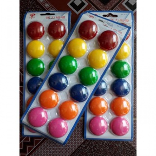 Nam châm đính bảng từ (loại tiểu) - Vỉ 12 viên Nam châm đính bảng từ (loại tiểu) - Vỉ 12 viên