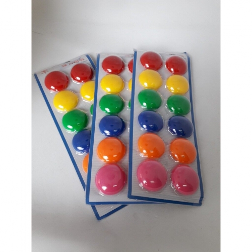 Nam châm đính bảng từ (loại trung) - Vỉ 10 viên Nam châm đính bảng từ (loại trung) - Vỉ 10 viên